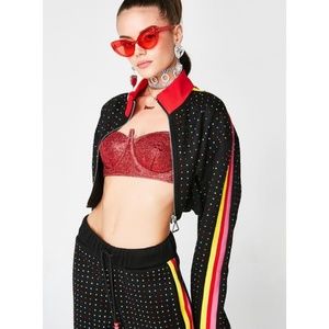 SALE!!l Cropped Track Top AND Jogger Bottoms